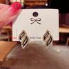 Black Hanging Long Earrings for Women Triangle Square Statement Drop Earrings 2025 boucle oreille femme Fashion Jewelry