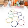 10PCS Kids Exercise Hoops Jumping Hopscotch Game Rings for Sensory Training Physical Fitness
