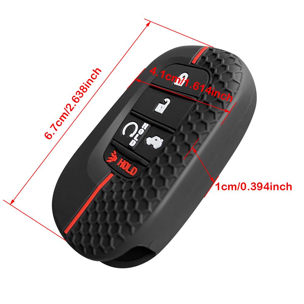 Husă Silicon Cheie Telecomandă Auto Breloc Suport Husă Cheie Pentru Honda HRV CRV Freed Accord Civic 2021-2024 Civic 11th