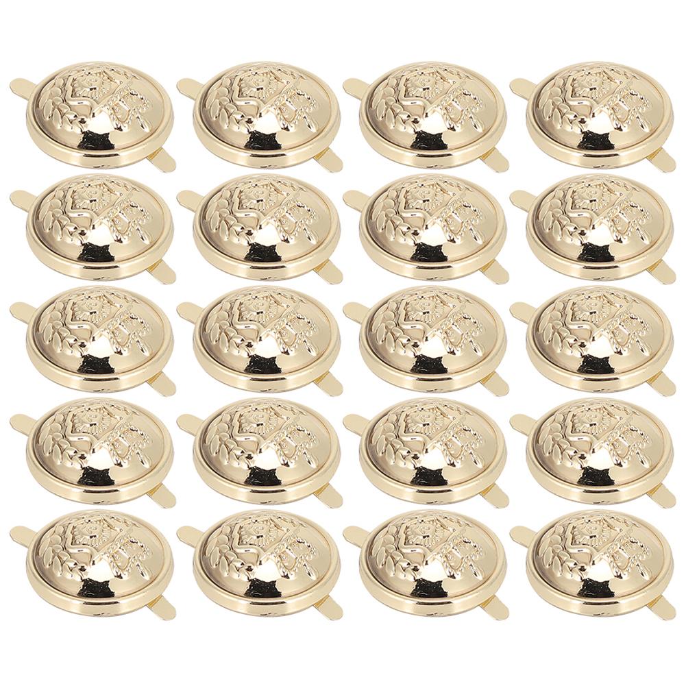 20Pcs Hardware Lock Buckle DieCasting Bag Luggage Handbag Accessories Golden Crown