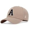 Unisex Simple Letter A Embroidery Baseball Caps Spring and Autumn Outdoor Adjustable Casual Hat Sunscreen Hat