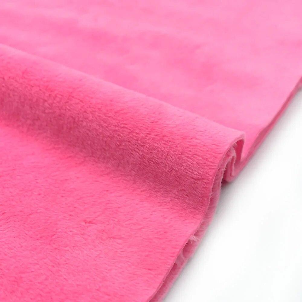 Minky Fabric Super Soft Plush Velvet Fabrics Diy Handmade Home Textile Toy Doll Apparel Cushion Pillow Blanket Material