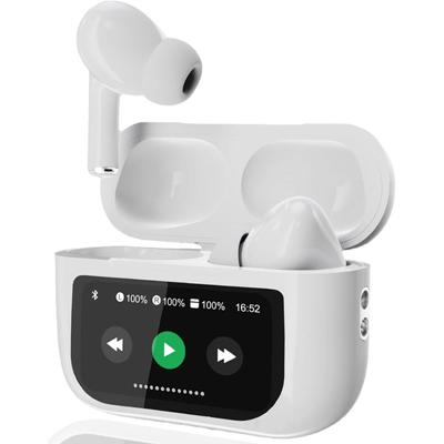 Touch Screen Earbuds Bluetooth 5.4 ANC Wireless Earbuds with Screen Controlled in-Ear Noise Cancelling Earbuds with Microphone Headset for iOS/Android