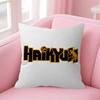 H-H-Haikyuu Anime Volleyball Pillowcase Toon Gift Cushion Cover Bedroom Home Sofa Chair Seat Decor Pillow Case