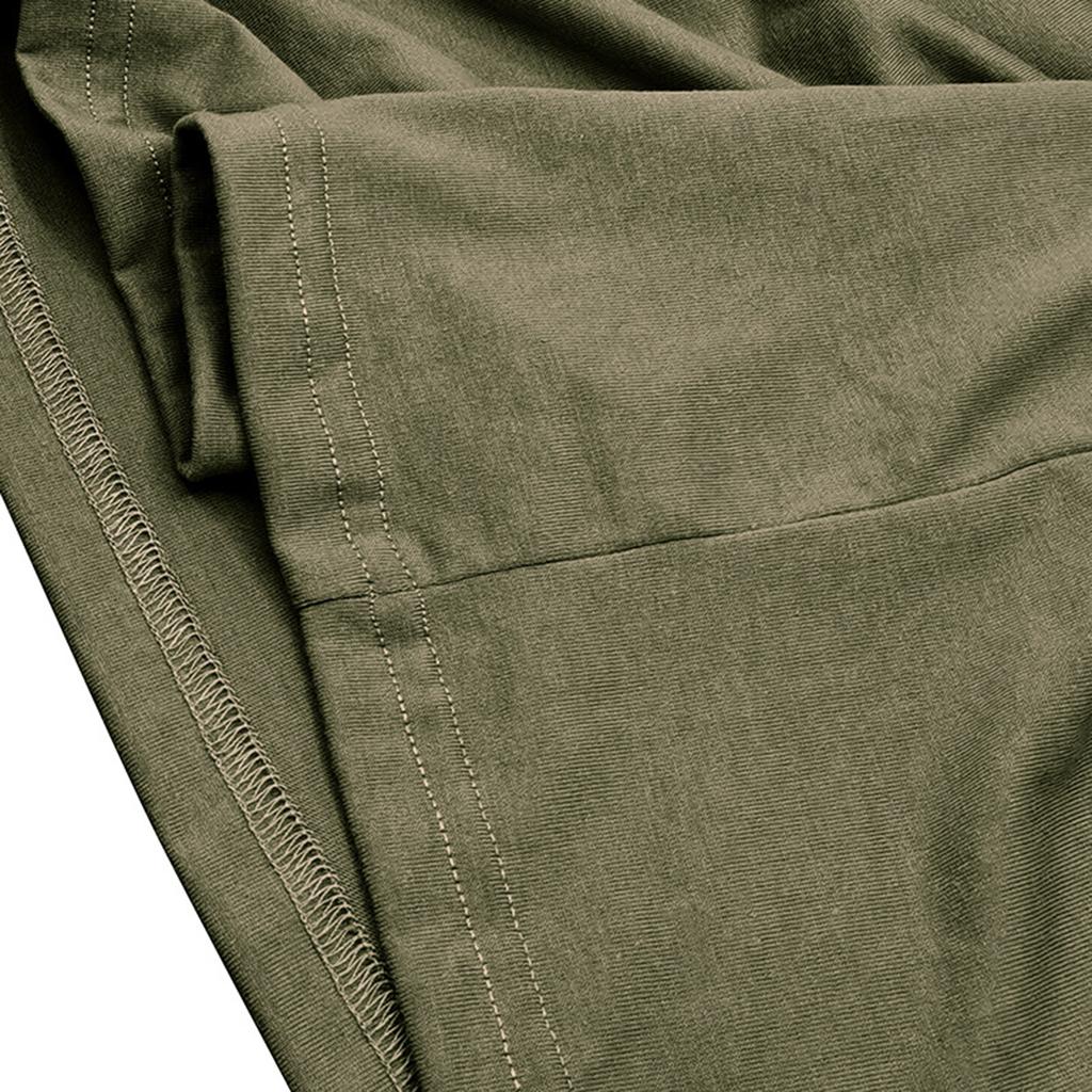 Men's Vintage Outdoor Sports Long Sleeve Top Lace-Up Stand Collar Shirt