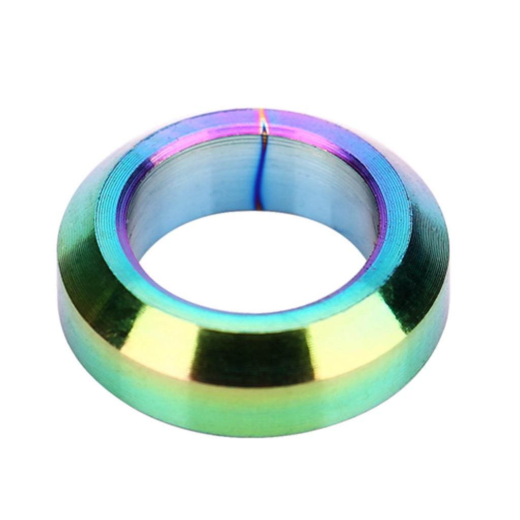 4PcsLot TC4 Titanium Brake Caliper Fixed Bolts Gasket Spacer For Mountain Bike (Colorful)