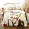 Stampa 3D Anime Gioco Collare X Malice Set Biancheria da Letto Copripiumino Set Letto Coperta Federa Piumone king Queen Size Ragazzi Adulto