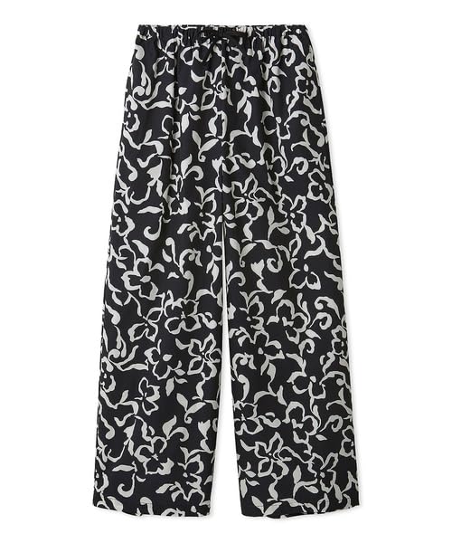 Emi Art Flower Print Pants 13WFP252054DNVY1