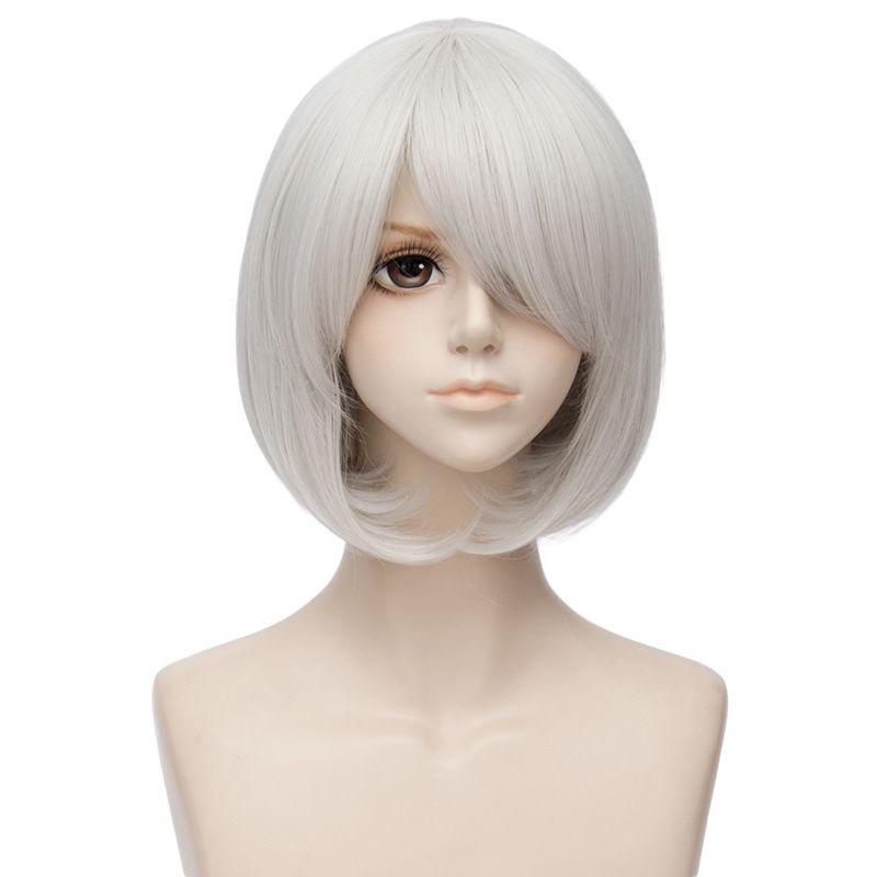 

Костюм для косплея 2b Automata Nier Yorha No2, платье, полный комплект, набор повязок на глаз Wig Only,35cm/13.78in