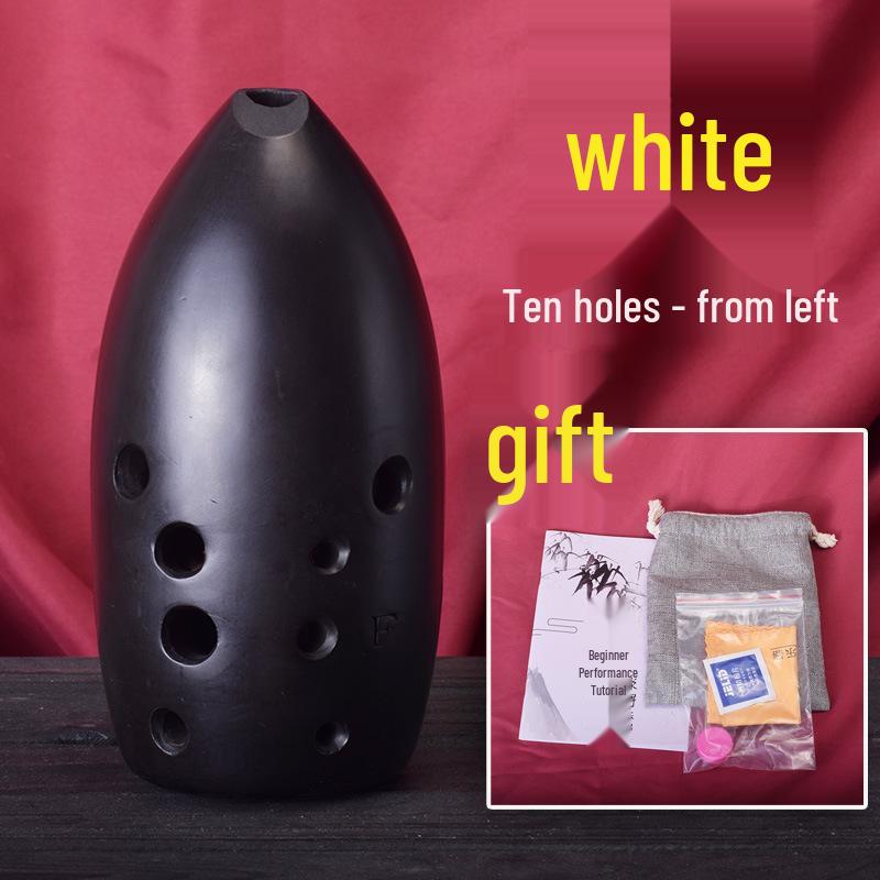 Ocarina with Pen Holder: Available in double-cavity ten-hole and eight-hole, perfect for beginners, students, children, adults, and professional use.