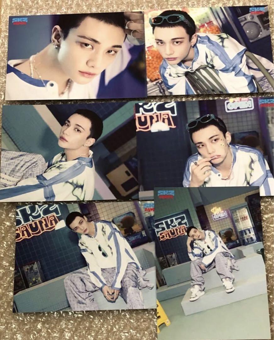 

[USED] Hyunjin Sauna Runtrail Complete Set of 6 Stray Kids Official