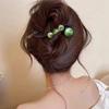 S Shape Elegant Twist Barrette Pearl Decor Non Slip Jaw Fashion Twist Clip Hair Barrettes Ponytail Holder Women Hair Accessories
