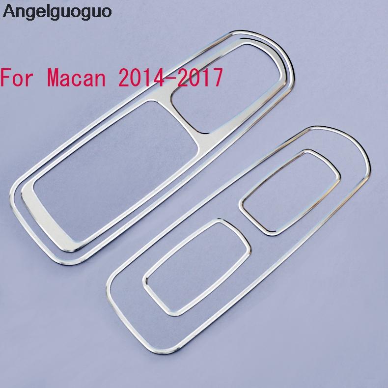 Car Styling Car Window Glass Lift Buttons Frame Decoration Cover Trim For Porsche Panamera Cayenne