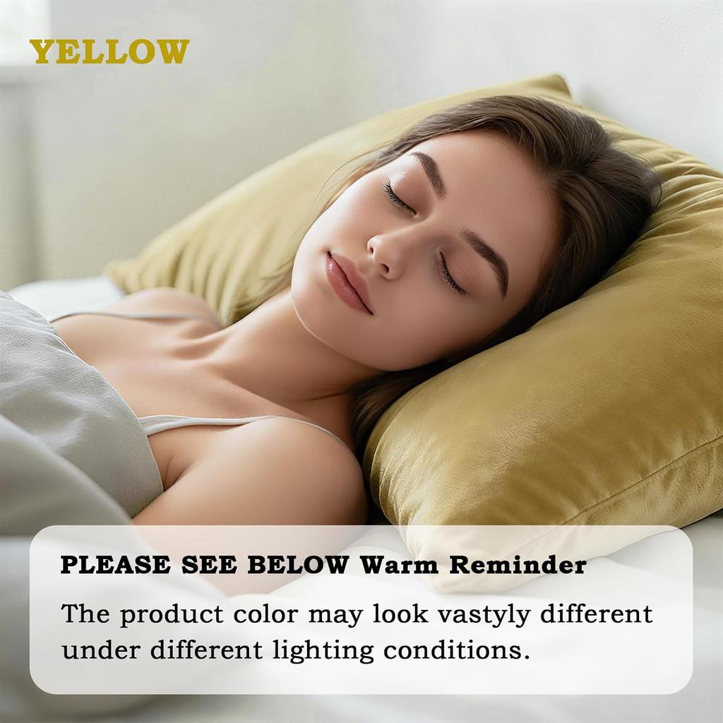 Q&J Fabric Co. Bedding Pillow Cases Standard Size Set of 2 – Soft Brushed Microfiber Pillow Cover, Wrinkle-Free, Fade-Resistant, Envelope Closure