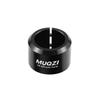 28.6 Fork Stem Extender Invisible Type Aluminum Alloy Handlebar Stem Extension Embossed Ruler Anti-slip Handlebar Riser Adaptor