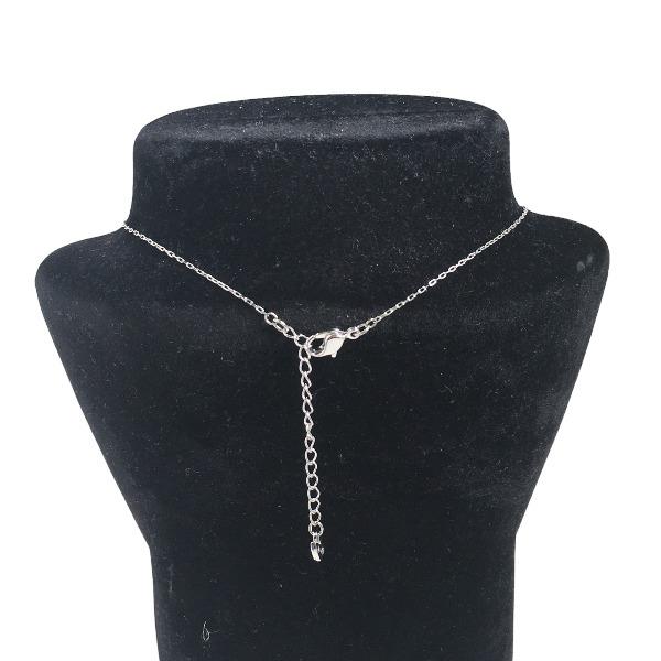 Swarovski Heart Necklace Earring  Silver Women Used