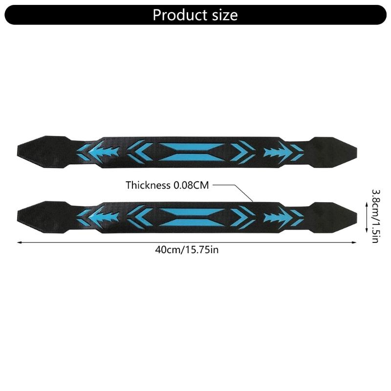 2Pcs Racquet Head Edge Guard Protections Tape Beaches Tennis Racket Paddleball Guard  Racquet Head Edge Guard Tape