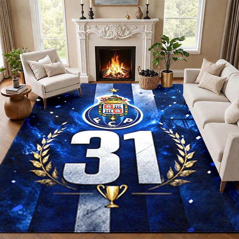 FC Porto Carpet Door Mat for Living Room or Bedroom Protective Mat Under Chair Office Decoration Christmas Gift Birthday Present