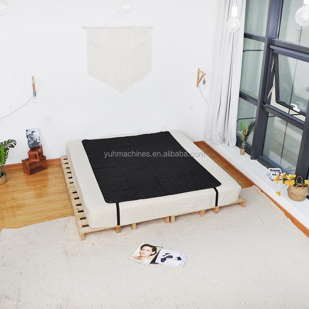 PU Leather Earthing Pad-Waterproof Anti-slip Black 68x185cm/137X185CM-Promotes Restful Sleep & Reduces Fatigue