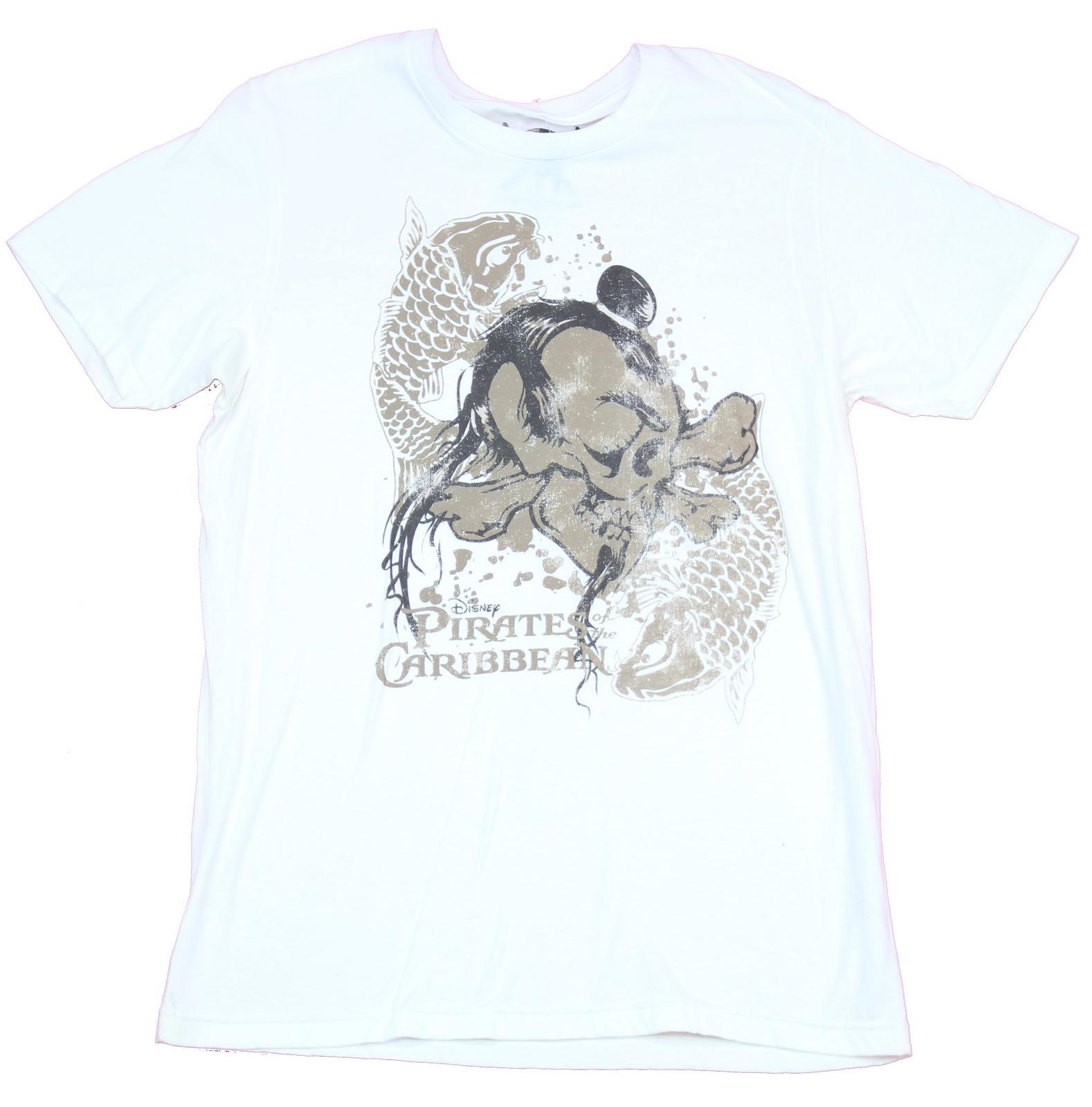 Pirates of the Caribbean Mens T-Shirt - Samurai Skull Design S разноцветный