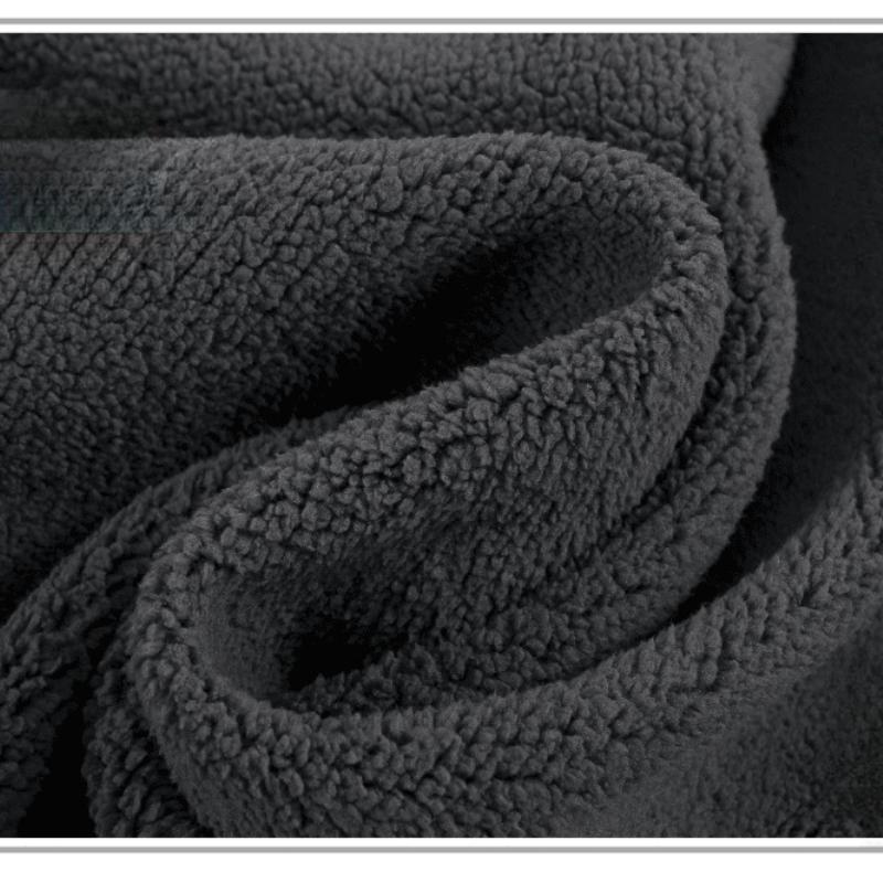 Fleece-Lined Drop-Shoulder Pullover Hooded Pocket Couple Hoodie Thickened Oversized Trendy Youthful Hooded Sweatshirt