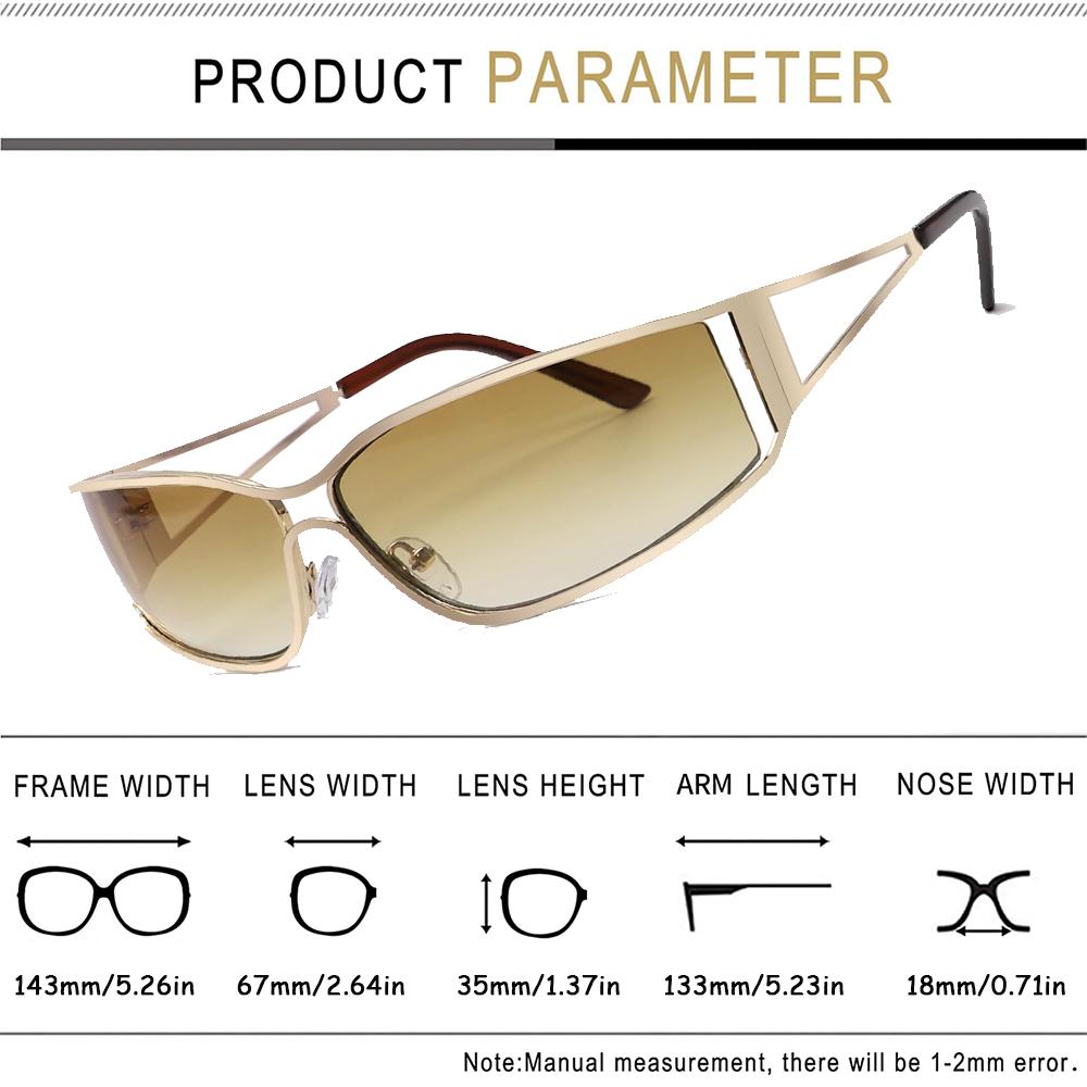 Fashion Women'S Sunglasses  Sun Glasses For Women Metal Frame Trendy Classic Vintage Style Eyeglass For Travel Shopping Uv400