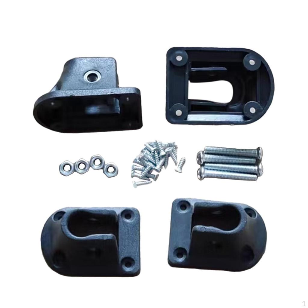4 Pieces of Folding Lap Desk Leg Brackets for Furniture Repair