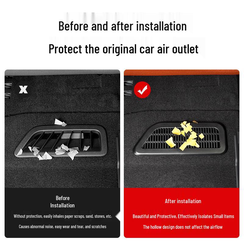 Ideal L7 Under-Seat Air Vent Cover for Car Interior Modification