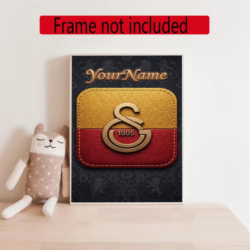 Galatasaray Personalized Name Diamond Paintings Mosaic Wall Round Diamond Art Painting Kits Embroidery Crystal Accessories Frameless