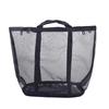 Portable Foldable Wall-Mounted Laundry Hamper: Large Capacity Mesh Basket for Bathroom Storage
