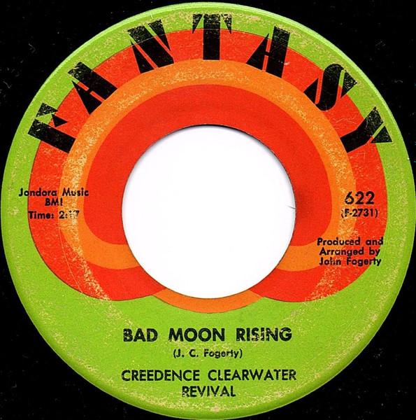

7-дюймовая пластинка CREEDENCE CLEARWATER REVIVAL - Bad Moon Rising / Lodi 622 Fantasy 1969 Япония Рок Б/У