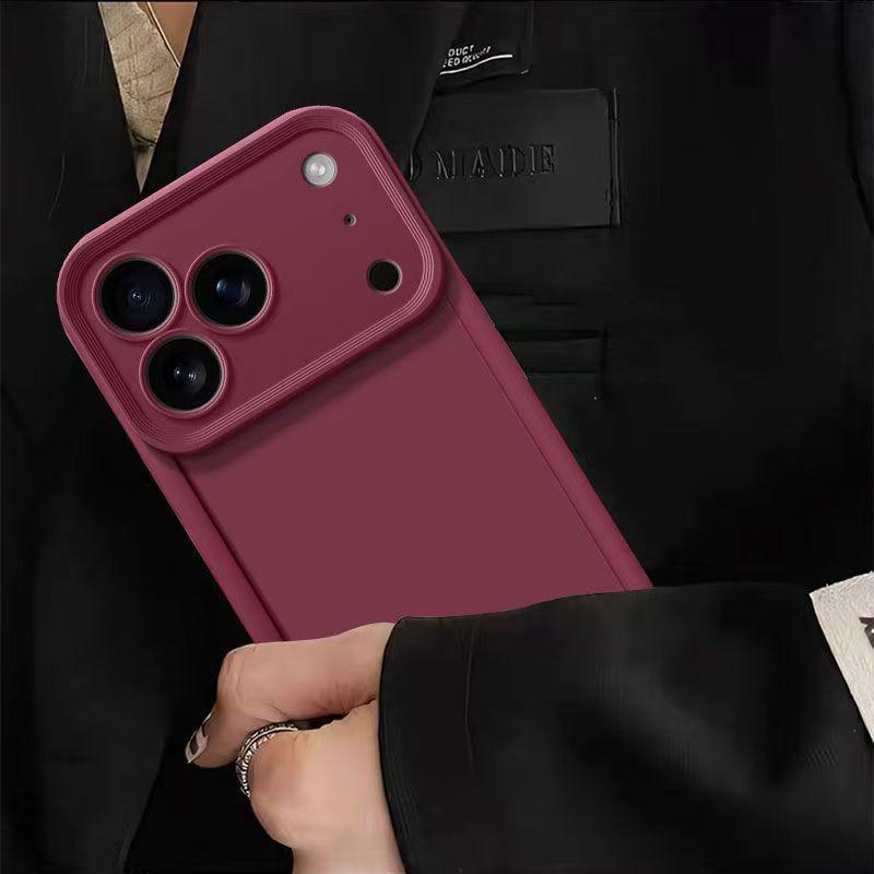 Gold Steel Sand Solid Color Phone Case for Apple iPhone 17/16/15/14/13 Pro Max