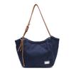 Korean Version Large Capacity Bag, New Fashionable Denim Single Shoulder Crossbody Bag, Casual Commuting Tote Bag