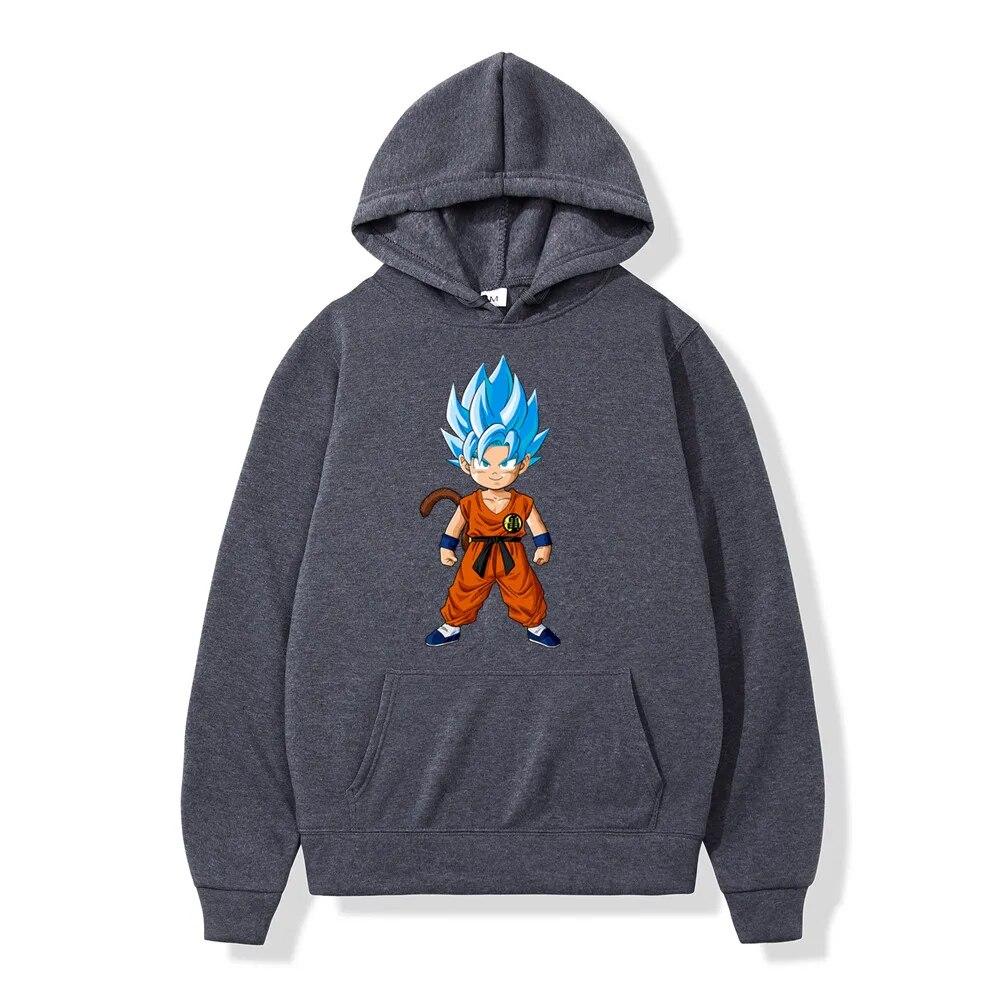 Japanese Anime Hoodie Unisex Women Dragon-ball Hip Hop Winter Fleece Hooded Unisex Harajuku Sweatshirts Clothes Male Dropshipping
