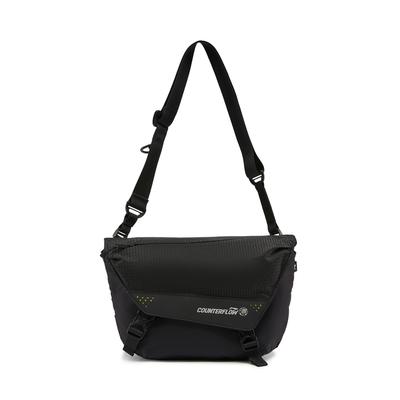 Polyester Shoulder Bag, Crossbody Bag Unisex Basic Black ABDW255-1