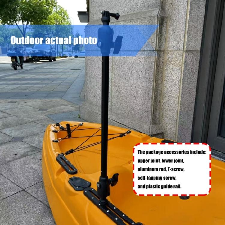 Adjustable Kayaks Camera Mount with Extension Rod Kayaks Rail Track Camera Holder for Water Sport