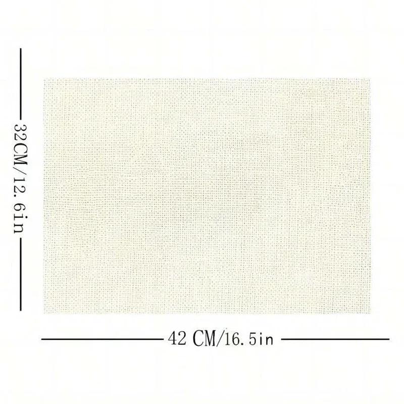 1PC Festive Christmas Celebration Table Placemats  Modern Linen Placemats Durable Hand Washable Perfect for Parties & Home Decor 1PC 30x45CM