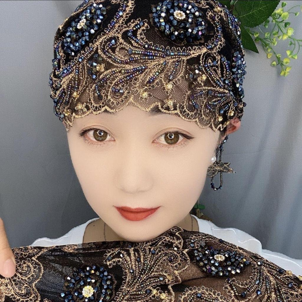2023 Handmade Lace Shawl & Tassel Headscarf