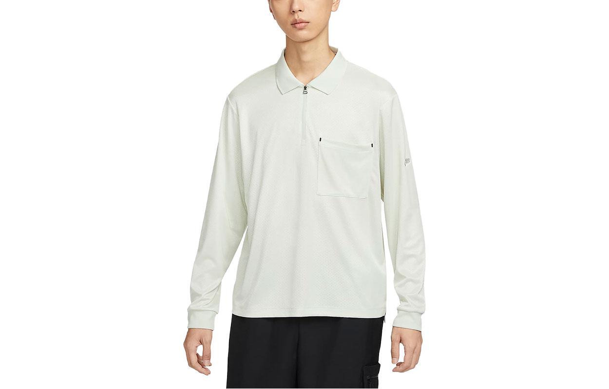 

Nike SPORTSWEAR TECH PACK Polo Shirts Men s Sea Glass Blue Polo Collar Moderate Straight Fit FB7382-020 2XL