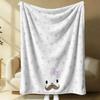 Sanrio Hello Kitty Plush Flannel Blanket Lightweight Throw Pink Gingham Apple Blanket Bed Sofa Cover School Office Nap Shawl