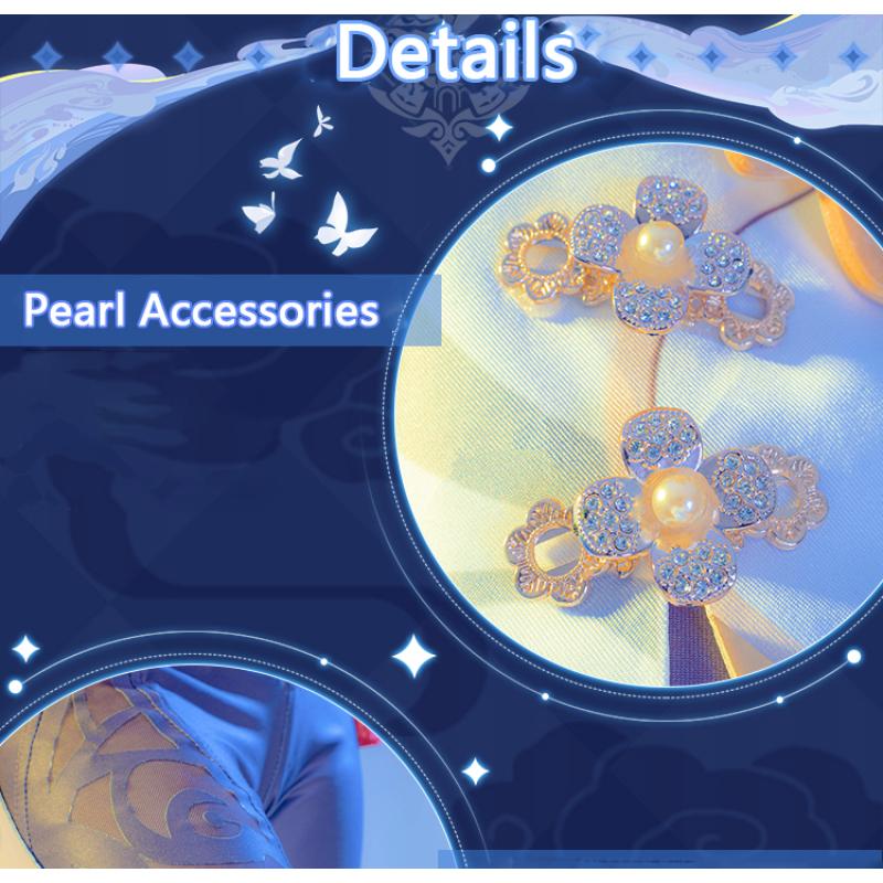 Hra Shenhe Cosplay Kostýmy Anime Figura Halloween Kostým pro ženy Paruka Sexy oblek Party Jednotné kombinézy