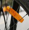 1/4/8Pcs Orange Bike Spoke Reflectors Safety Warning Bicycle Wheel Lights Bicycle Spoke Reflector for Night Cycling Accessories