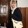 Handmade Twisted Cross Bag_Cream