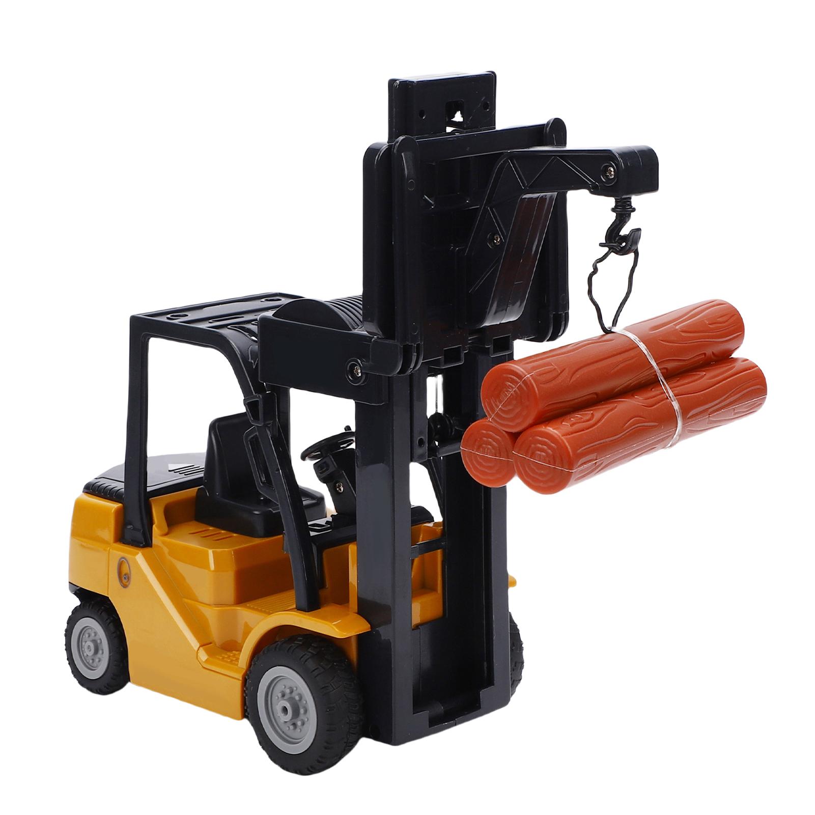 

1Celsius24 Scale Remote Control Forklift, 2.4Ghz RC Construction Vehicle Toy with Lights, Sound, Spray Function for Kids Adults