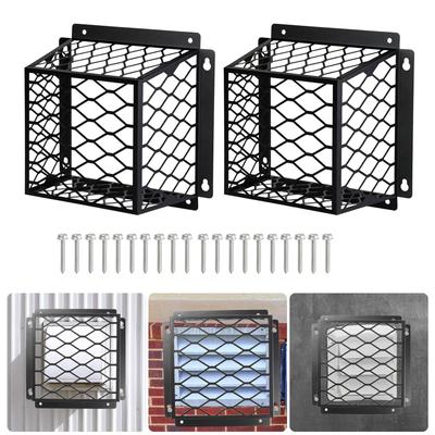2Pcs Dryer Vents Cover Guard Drying System Protector Steel Ventilation Bird Cage Dryer Vents Bird Protective Cover