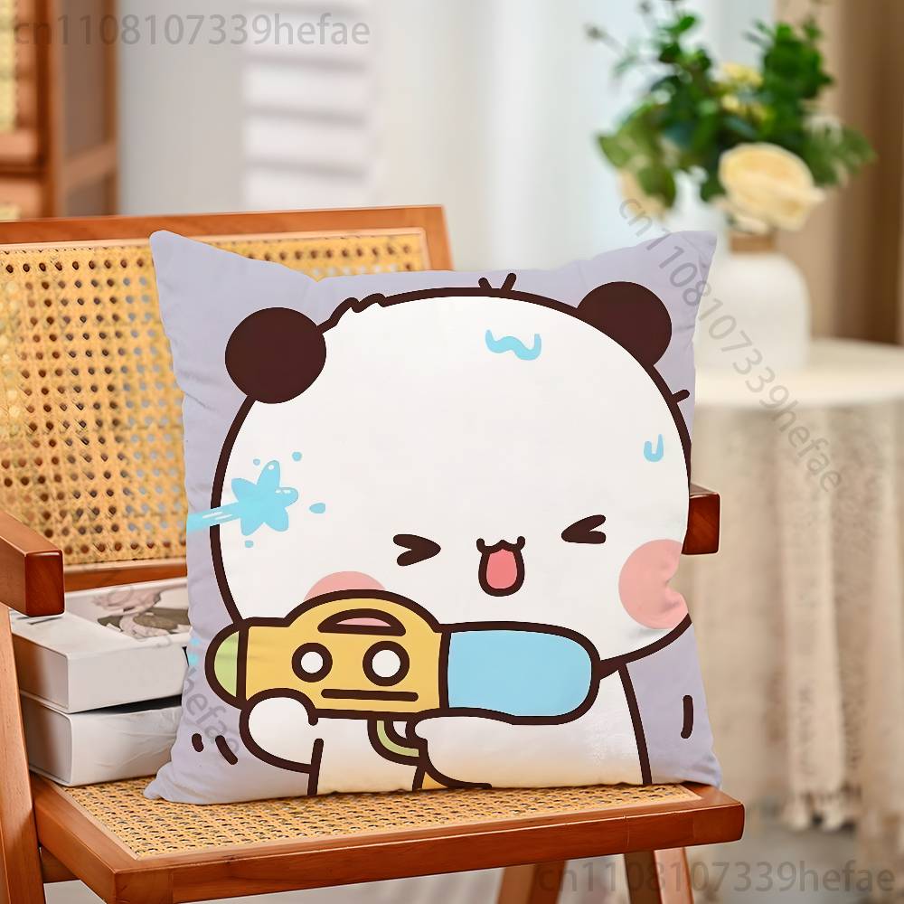 Cute BBubu Dudu Pillow Cases for Bedroom Living Room Sofa Home Decor Polyester Cushion Cover with Zipper