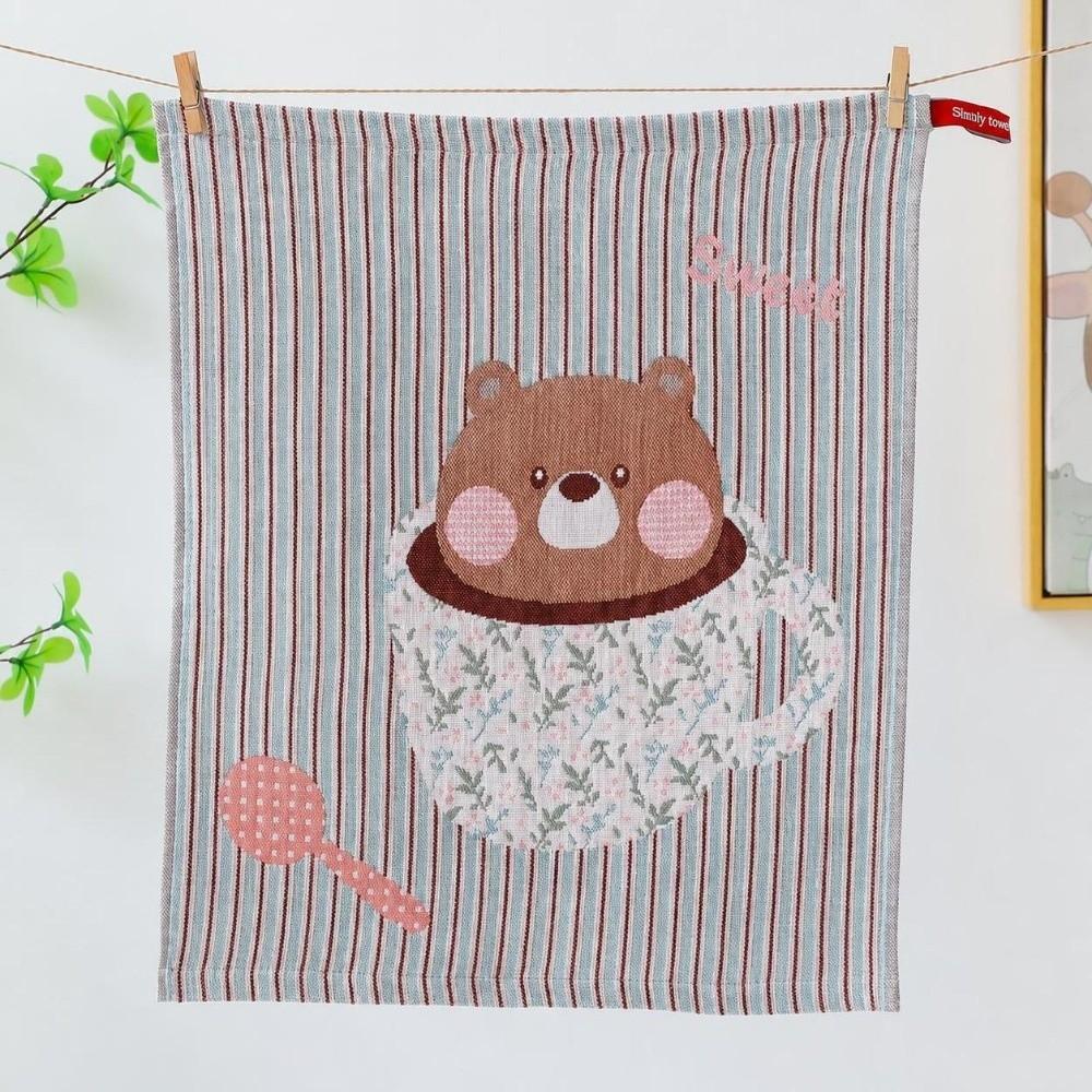 34x40cm Large Hand Towel 4 Layer Cotton Gauze Tea Towel New Kitchen Towel Kindergarten Children