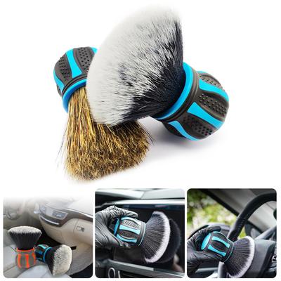 Scratch Free Detailing Brush All Purpose Auto Detailing Tool with Ergonomic Handle Easy To Carry for Car Trucks SUVs