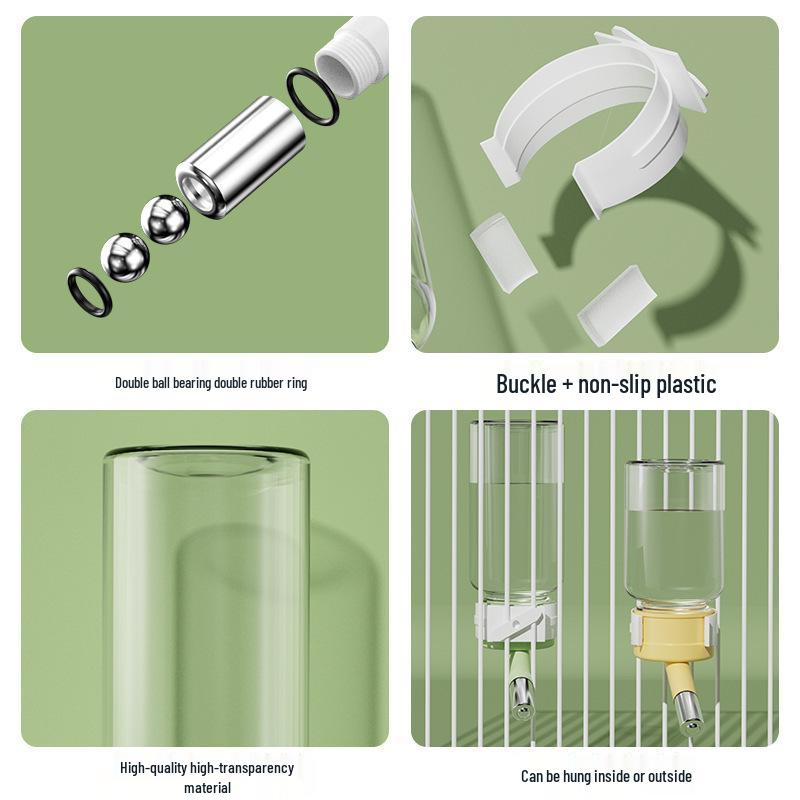 Small Pet Drinking Fountain: Hamster, Guinea Pig, Rabbit Water Feeder & Kettle