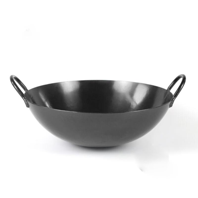 Traditional Hand-Forged Iron Wok